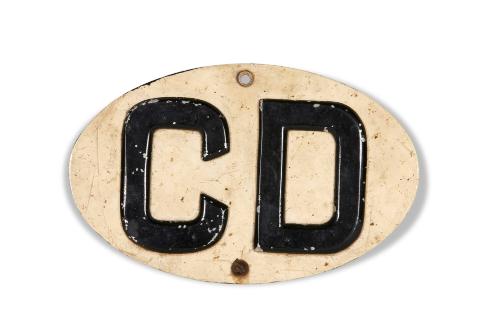 Diplomatic License Plate