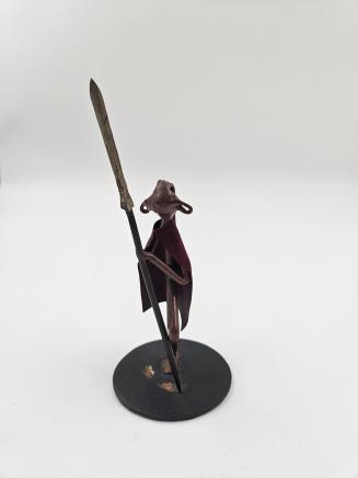 African Figure with Spear