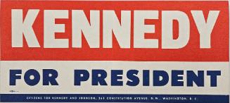 Kennedy for President Bumper Sticker