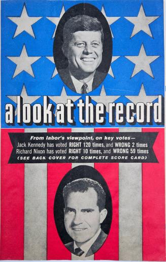 "A Look at the Record from Labor's Point of View" Brochure