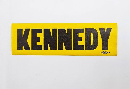 "KENNEDY" Bumper Sticker