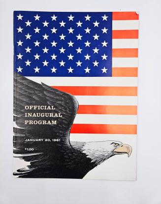 Official Program for the Inauguration of President John F. Kennedy