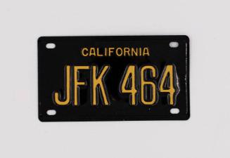 "JFK 4 64" license plates