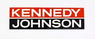 Kennedy-Johnson Bumper Sticker