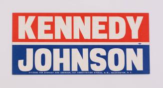 Kennedy/Johnson Bumper Stickers