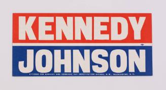 Kennedy/Johnson Bumper Stickers