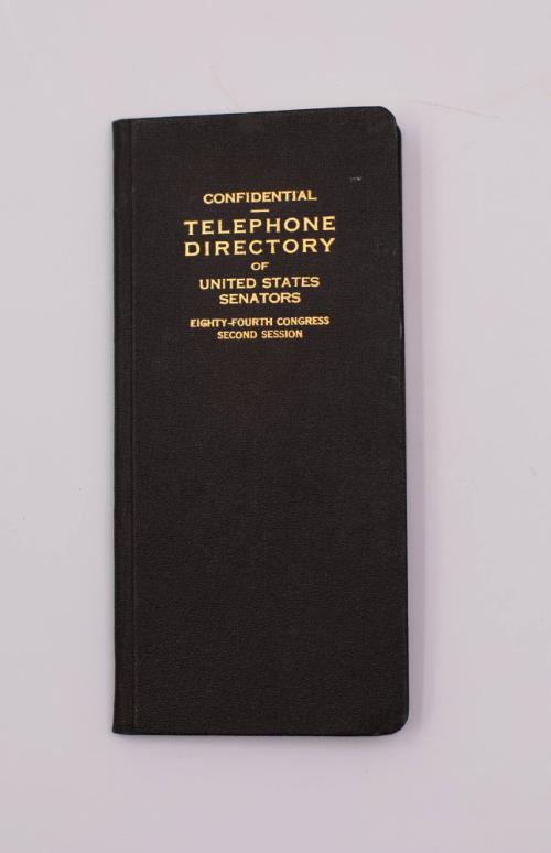 Senator's Confidential Telephone Directory