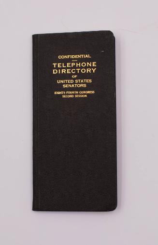 Senator's Confidential Telephone Directory