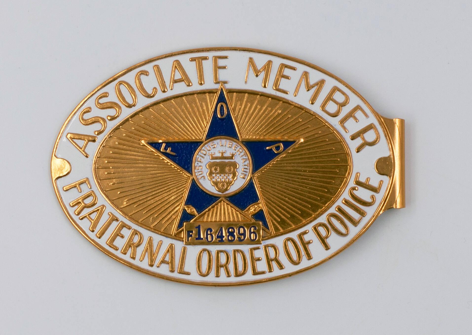 Fraternal Order of Police Membership All Artifacts The John F