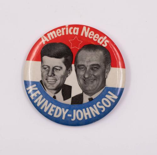 Kennedy-Johnson Inauguration Button