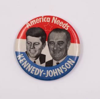 Kennedy-Johnson Inauguration Button