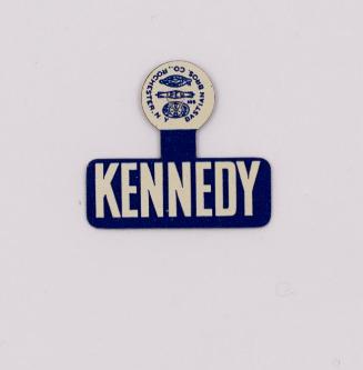 "KENNEDY" Campaign Lapel Tab