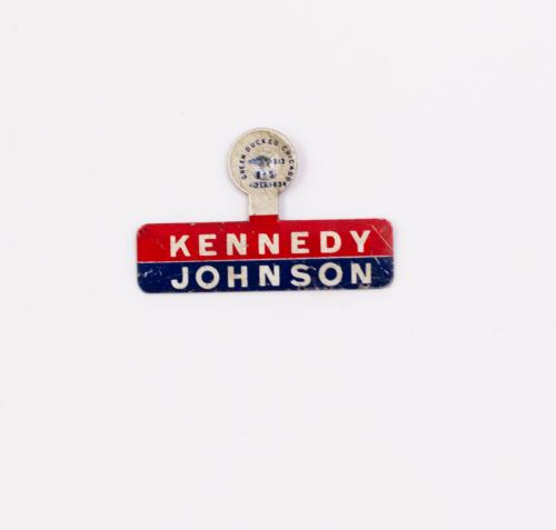 "KENNEDY/JOHNSON" Campaign Lapel Tab