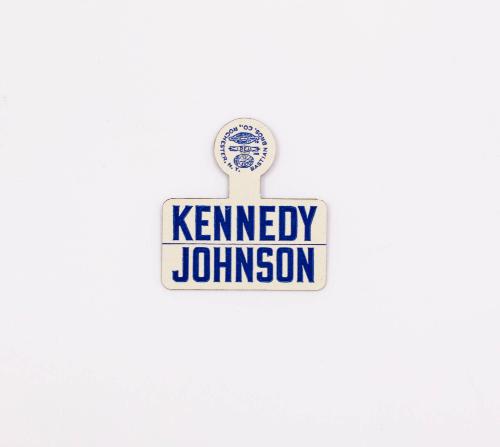 "KENNEDY/JOHNSON" Campaign Lapel Tab