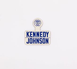 "KENNEDY/JOHNSON" Campaign Lapel Tab