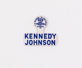 "Kennedy/Johnson" Campaign Lapel Tab