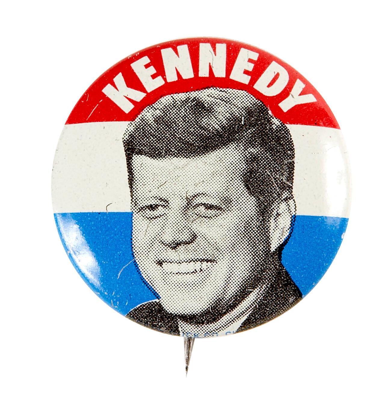 Kennedy Campaign Button All Artifacts The John F Kennedy