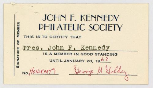 John F. Kennedy Philatelic Society