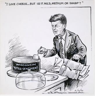 "I Love Cheese . . . .But Is It Mild, Medium, Or Sharp?" Cartoon