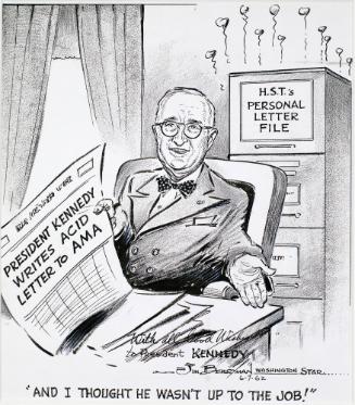 "And I Thought He Wasn't Up To The Job!" Cartoon