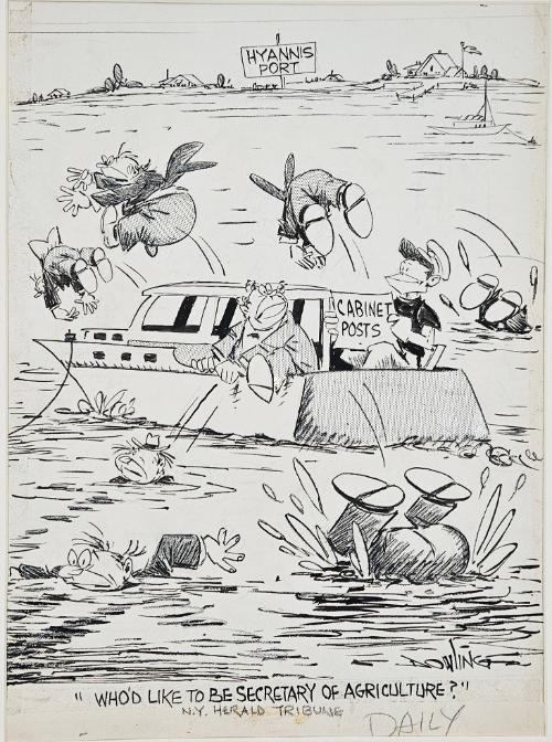 "Who'd Like To Be Secretary Of Agriculture?" Cartoon