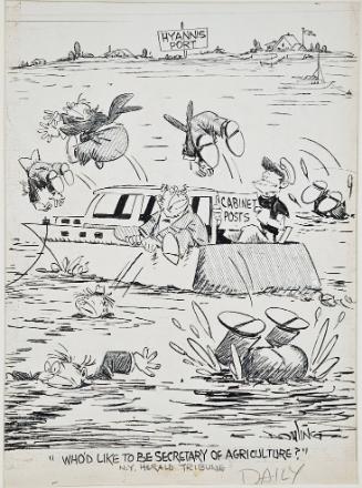 "Who'd Like To Be Secretary Of Agriculture?" Cartoon