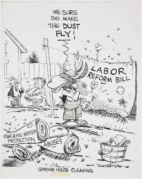 "Spring House Cleaning" Cartoon