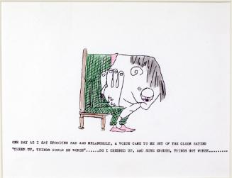 'Cheer up, things could be worse' Cartoon
