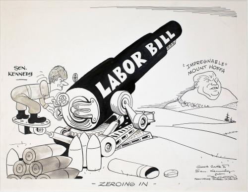 "Zeroing In" Cartoon