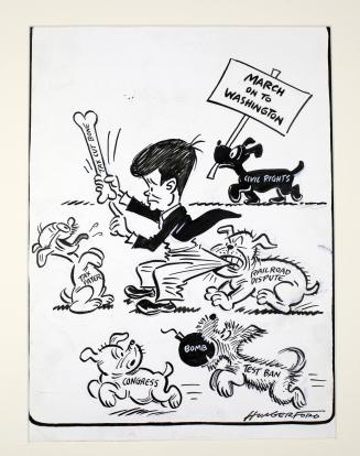 "The Kennedy Dogs" Cartoon