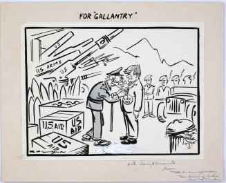" 'For Gallantry' " Cartoon