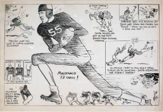 Harvard-Princeton football game Cartoon