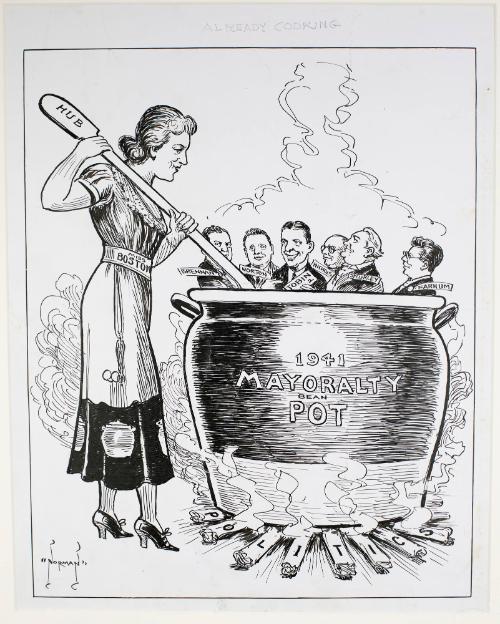 "Already Cooking" Cartoon