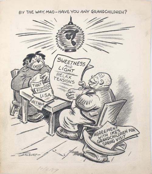 "By The Way, Mao - Have You Any Grandchildren?" Cartoon