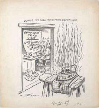"Oops! I've Been Forgetting Something" Cartoon