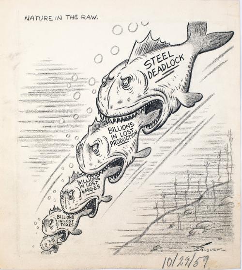 "Nature In The Raw"  Cartoon