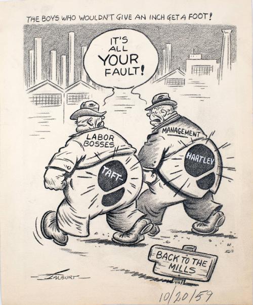 "The Boys Who Wouldn't Give An Inch Get A Foot!" Cartoon