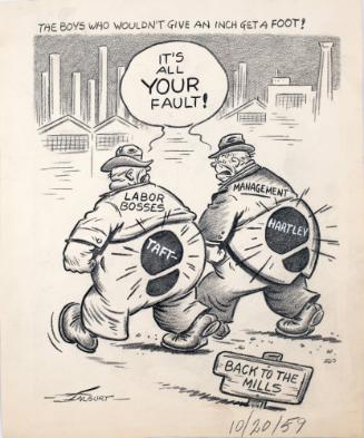 "The Boys Who Wouldn't Give An Inch Get A Foot!" Cartoon