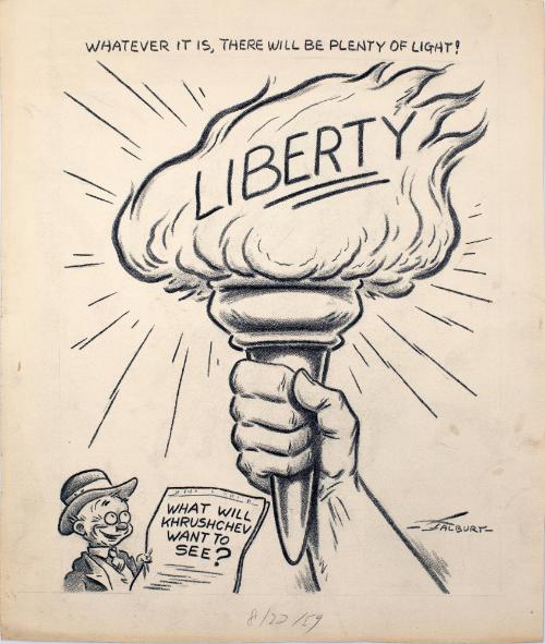 "Whatever It Is, There Will Be Plenty Of Light!" Cartoon