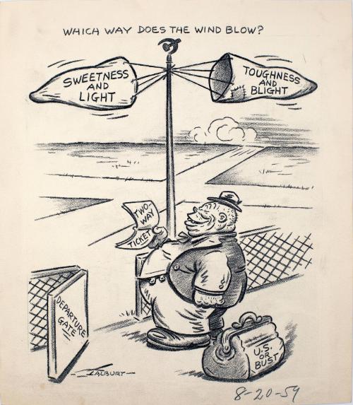 "Which Way Does The Wind Blow?" Cartoon