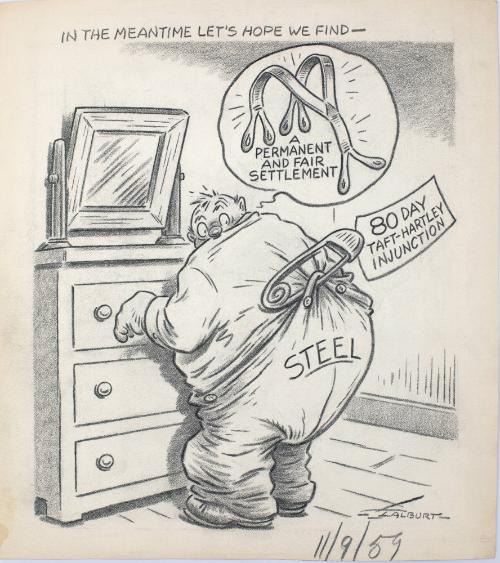 "In The Meantime Let's Hope We Find - "  Cartoon