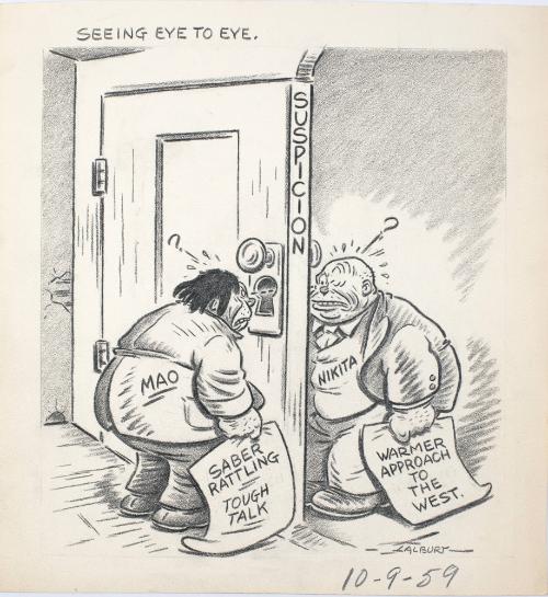 "Seeing Eye To Eye" Cartoon