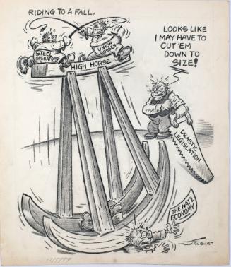 "Riding To A Fall" Cartoon
