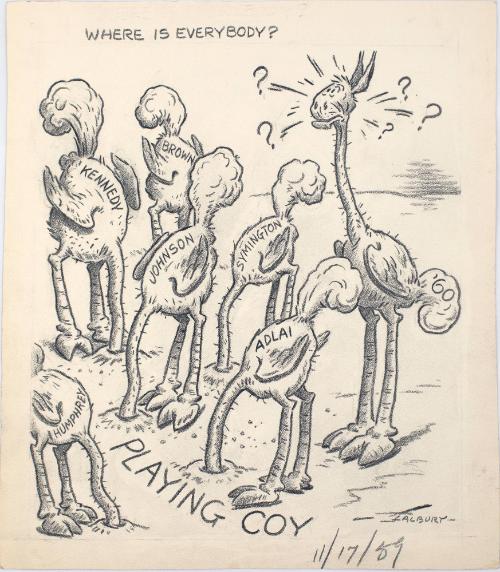 "Where Is Everybody?" Cartoon