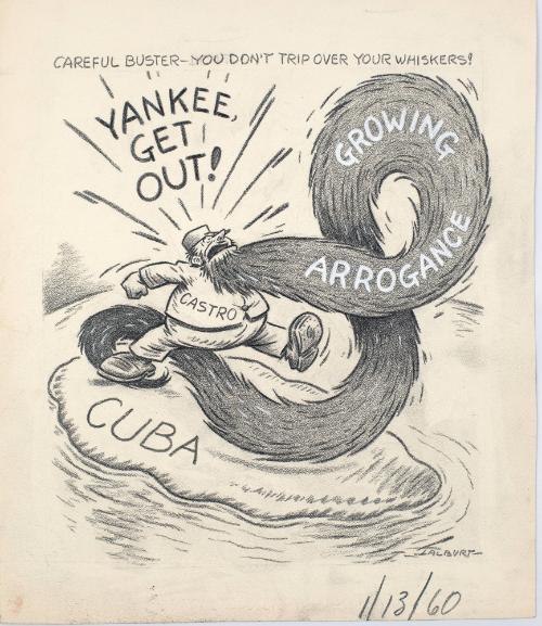 "Careful Buster - You Don't Want To Trip Over Your Whiskers!" Cartoon