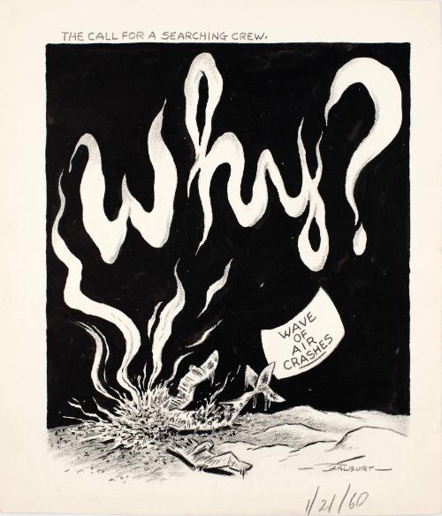 "The Call For A Searching Crew." Cartoon