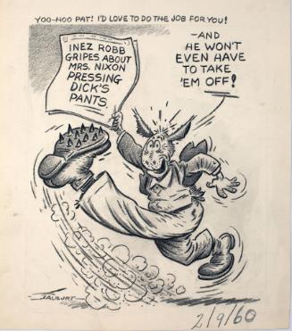 "Yoo-Hoo Pat! I'd Love To Do The Job For You!" Cartoon