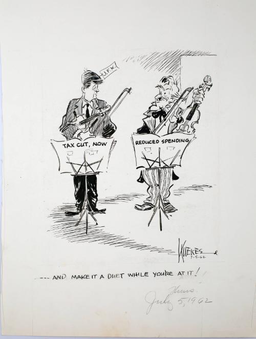 "---AND MAKE IT A DUET WHILE YOU'RE AT IT!" Cartoon