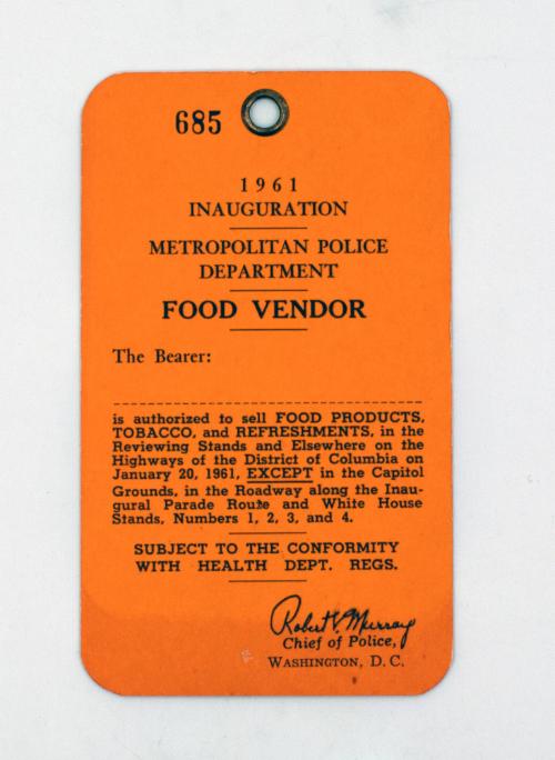 Inaugural Food Vendor Pass