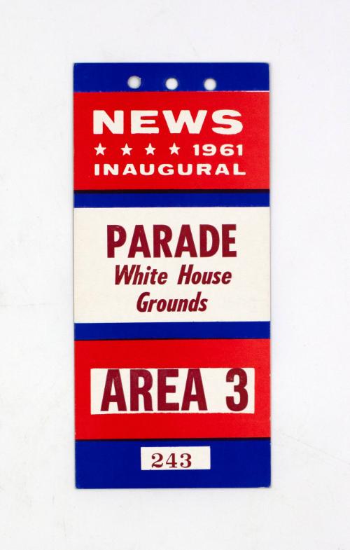 News Pass: Parade; White House Grounds